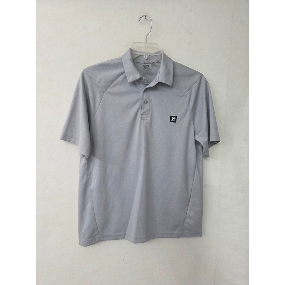 Nautique Stormtech Polo Shirt Men M Gray Performance H2X Dry Short Sleeve Raglan